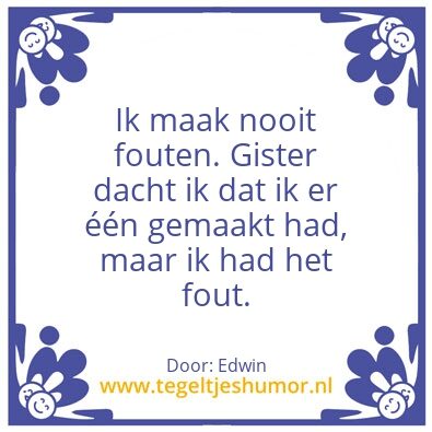 Tegeltje: Spreuk