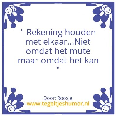 Tegeltje: Mute