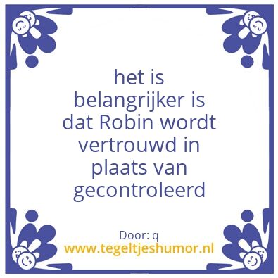 Tegeltje: q
