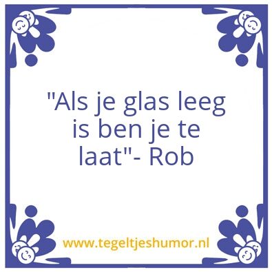 Tegeltje: .