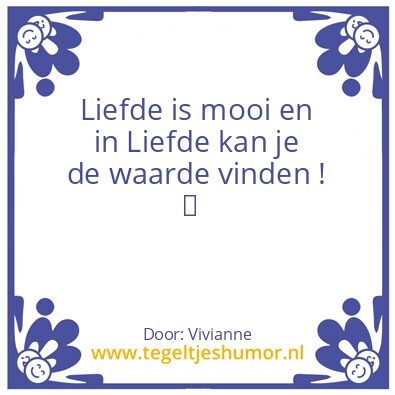 Tegeltje: Liefde