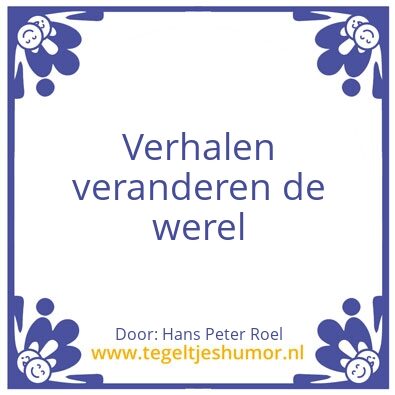 Tegeltje: Motto