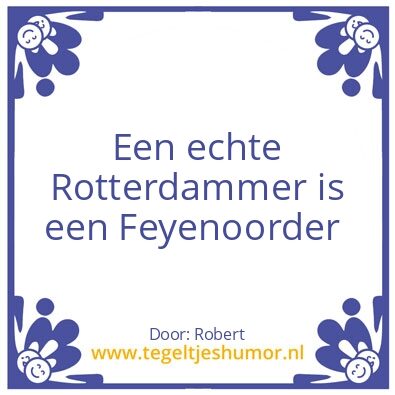 Tegeltje: Feyenoord
