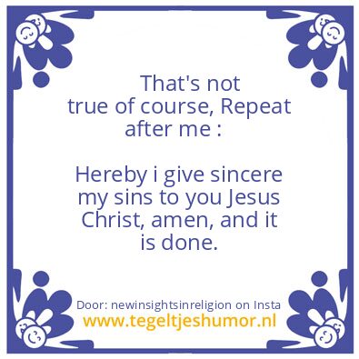 Tegeltje: how the God operates
