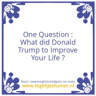 Tegeltje: One Question :