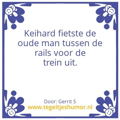 Tegeltje: Ik ben Gerrit