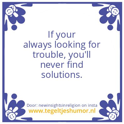 Tegeltje: Do You Also ?