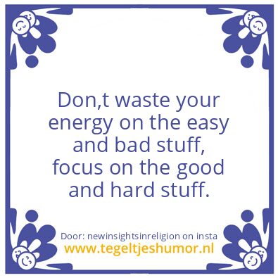 Tegeltje: Now You Know