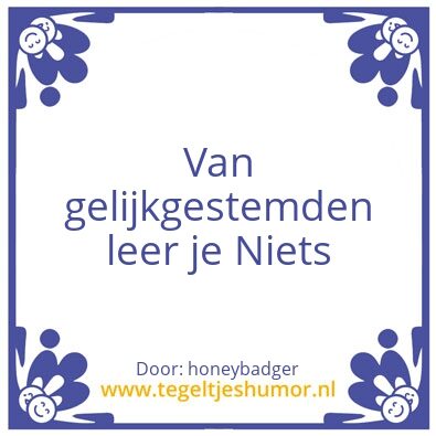 Tegeltje: wijsheid