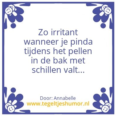 Tegeltje: Pelpinda