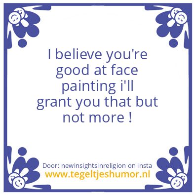 Tegeltje: For the record. ?