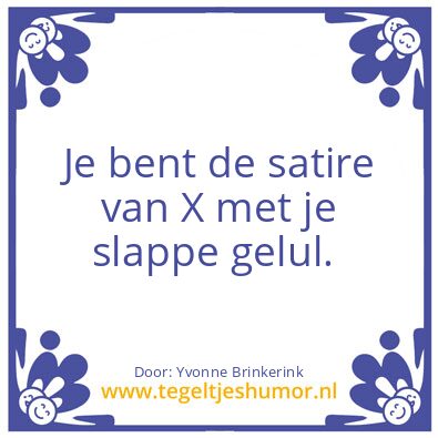 Tegeltje: Yvonne Brinkerink