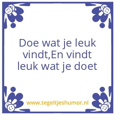 Tegeltje: Logica