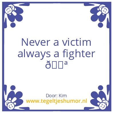 Tegeltje: IBD fighter