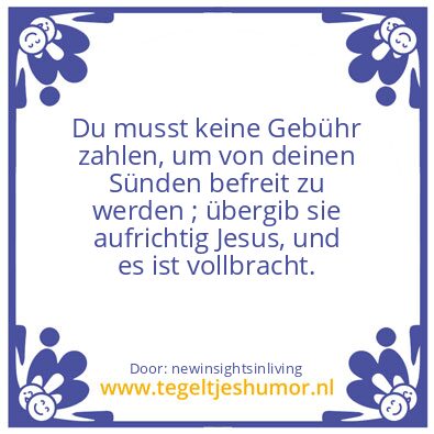 Tegeltje: You don’t have to pay a fee.