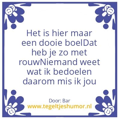 Tegeltje: Rouw