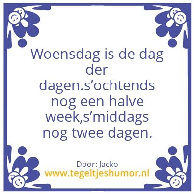 Tegeltje: .