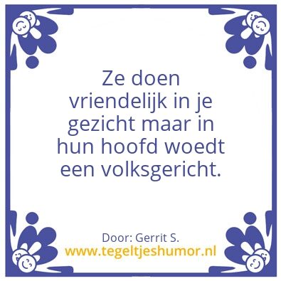 Tegeltje: Ik ben Gerrit.