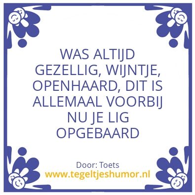Tegeltje: Einde