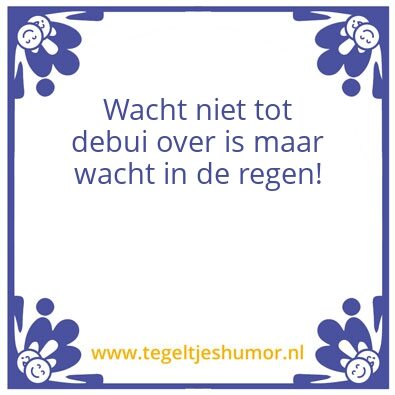 Tegeltje: Bui