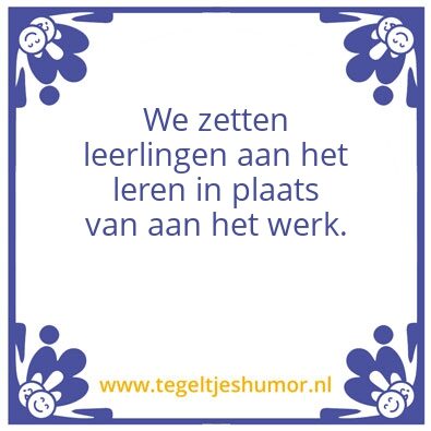 Tegeltje: poging 3