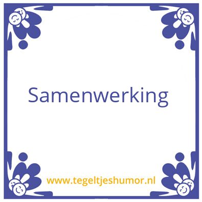 Tegeltje: •
