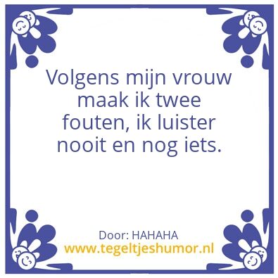 Tegeltje: HAHAHA