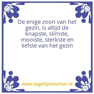 Tegeltje: Ik