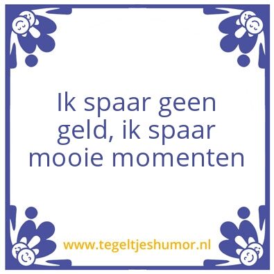 Tegeltje: Geld