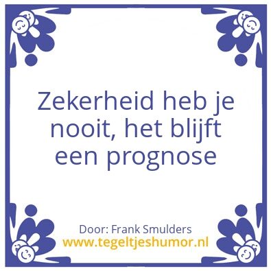 Tegeltje: Frank Smulders