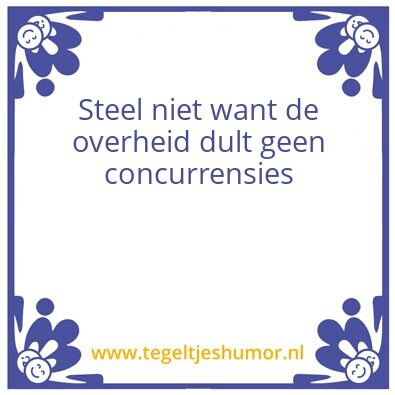 Tegeltje: Zomaar