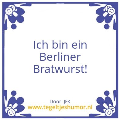 Tegeltje: Bratwurst