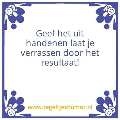 Tegeltje: handen