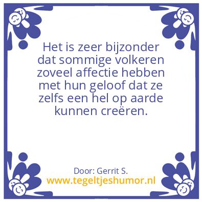 Tegeltje: Ik ben Gerrit.