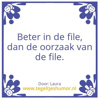 Tegeltje: File