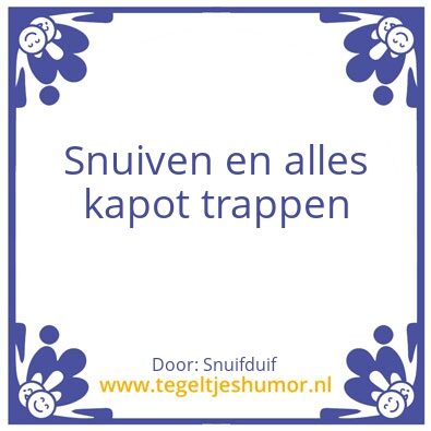 Tegeltje: Kk sletje