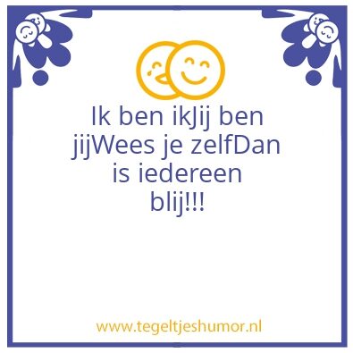 Tegeltje: Zussen