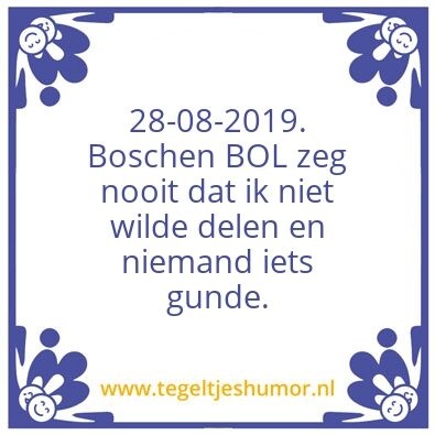 Tegeltje: 28-08-2029