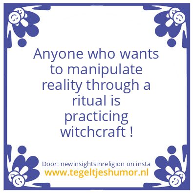 Tegeltje: Rituals ?