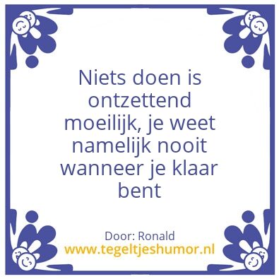 Tegeltje: Voor Irene