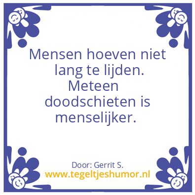 Tegeltje: Ik ben Gerrit.