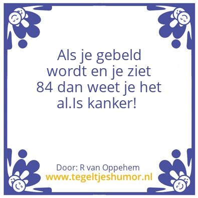 Tegeltje: 84
