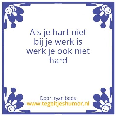 Tegeltje: gastvrijheid