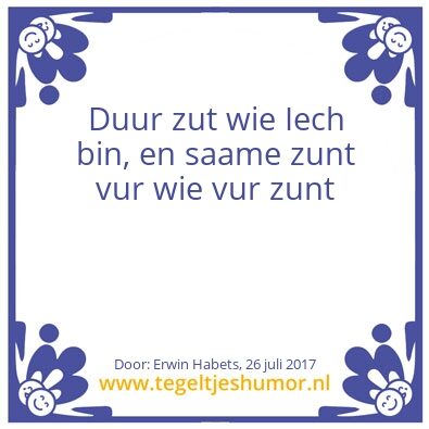 Tegeltje: Cogito ergo sum