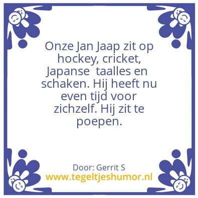 Tegeltje: Ik ben Gerrit