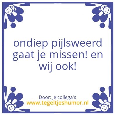 Tegeltje: Doutsen