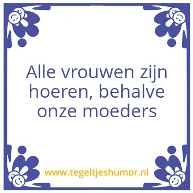Tegeltje: Vrouwen