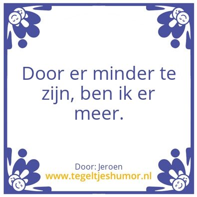 Tegeltje: B&B
