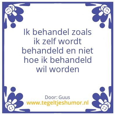 Tegeltje: Respect