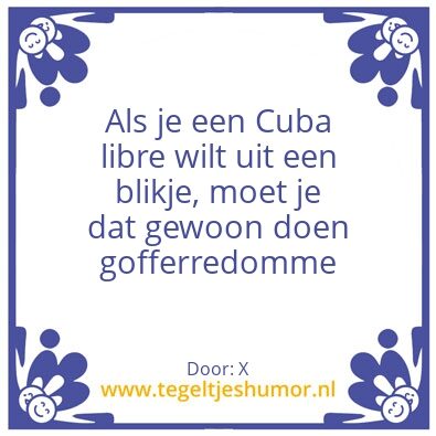 Tegeltje: X